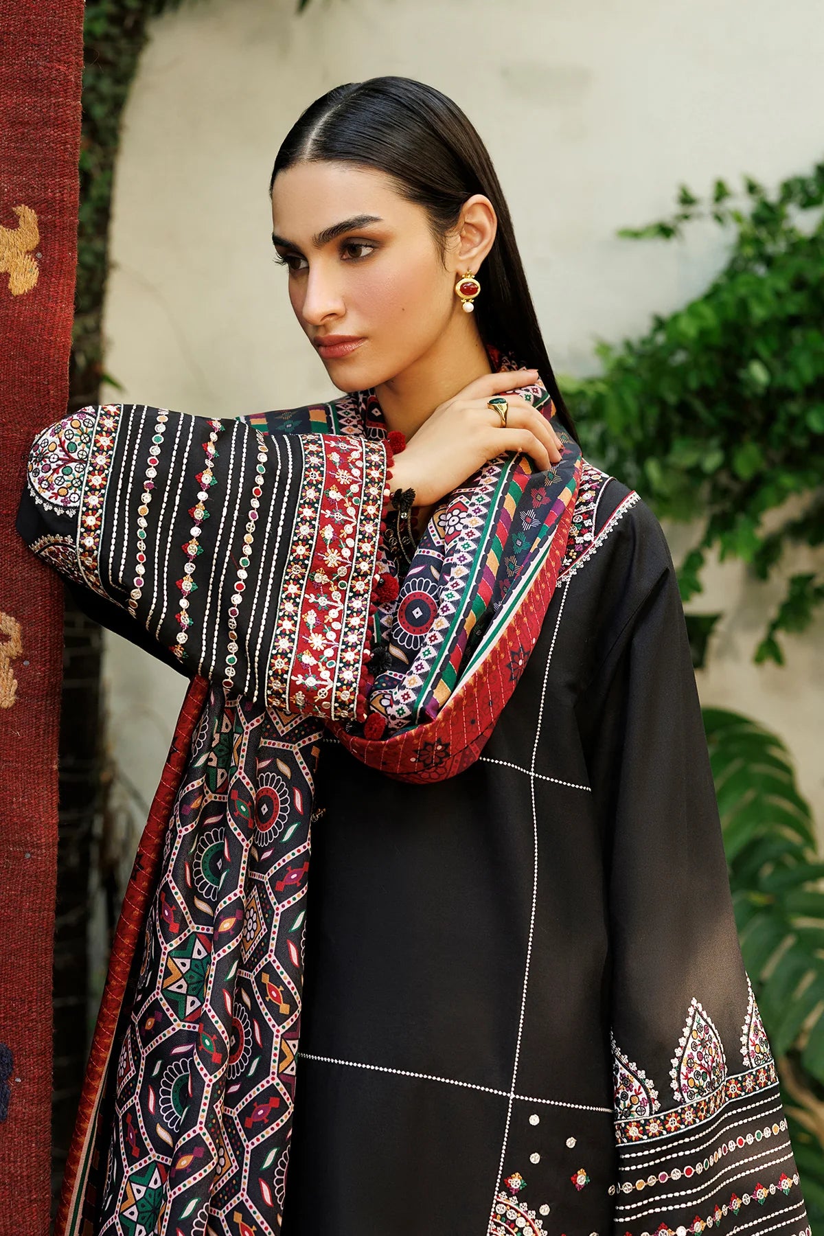 EMBROIDERED PREMIUM VISCOSE UW-0265 | Unstitched | Jazmin