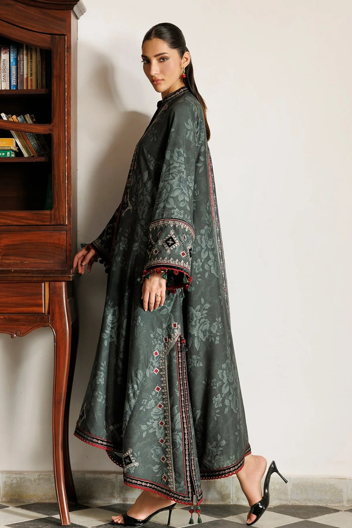 EMBROIDERED PREMIUM VISCOSE UW-0268 | Unstitched | Jazmin