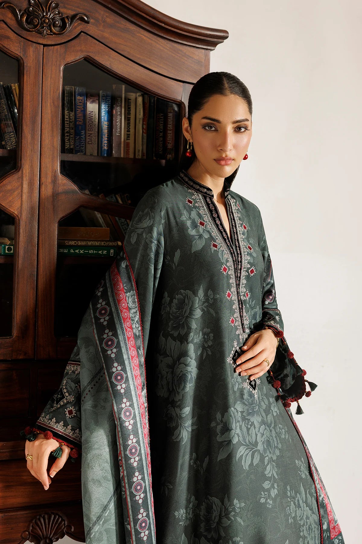 EMBROIDERED PREMIUM VISCOSE UW-0268 | Unstitched | Jazmin