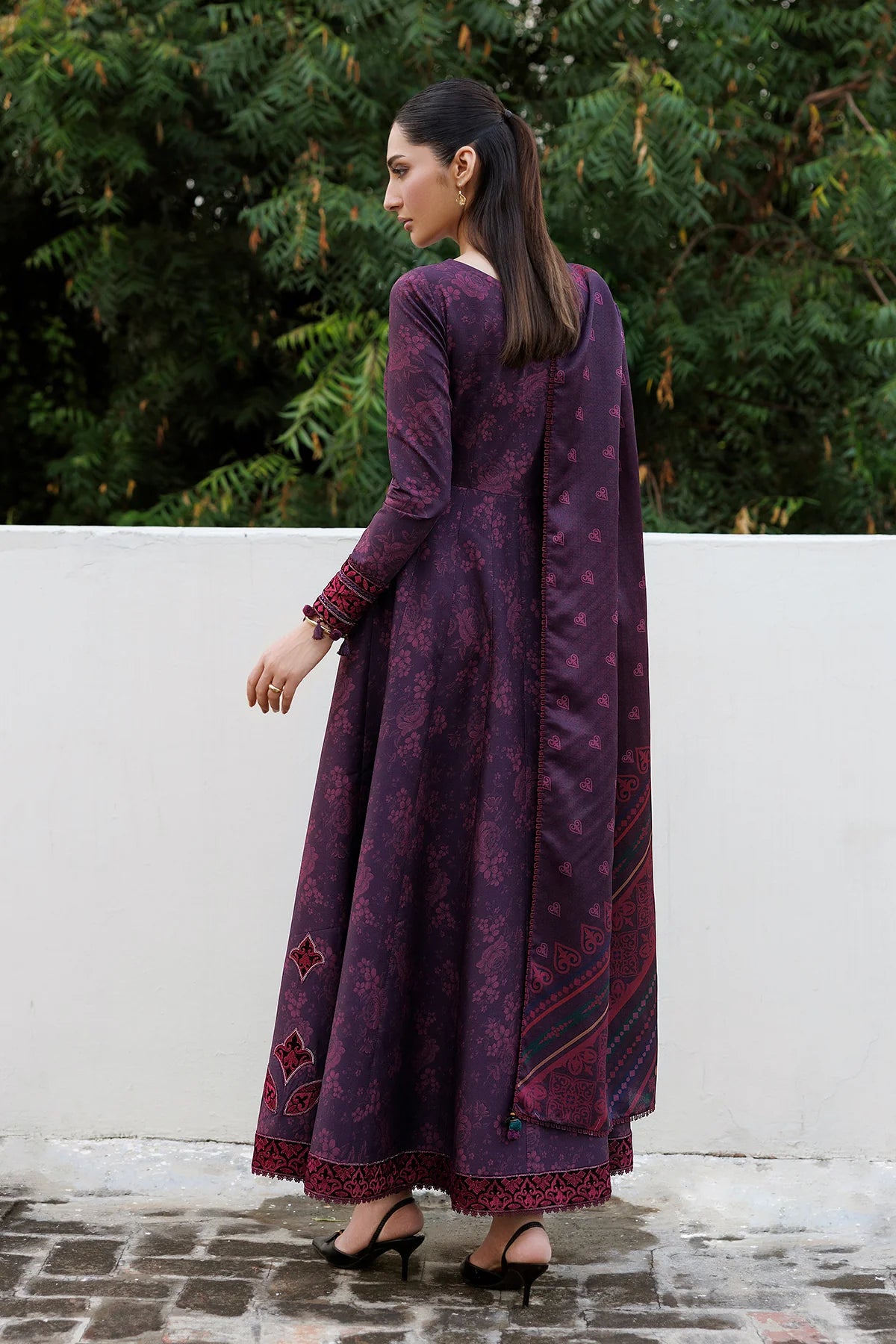 EMBROIDERED PREMIUM VISCOSE UW-0260 | Unstitched | Jazmin