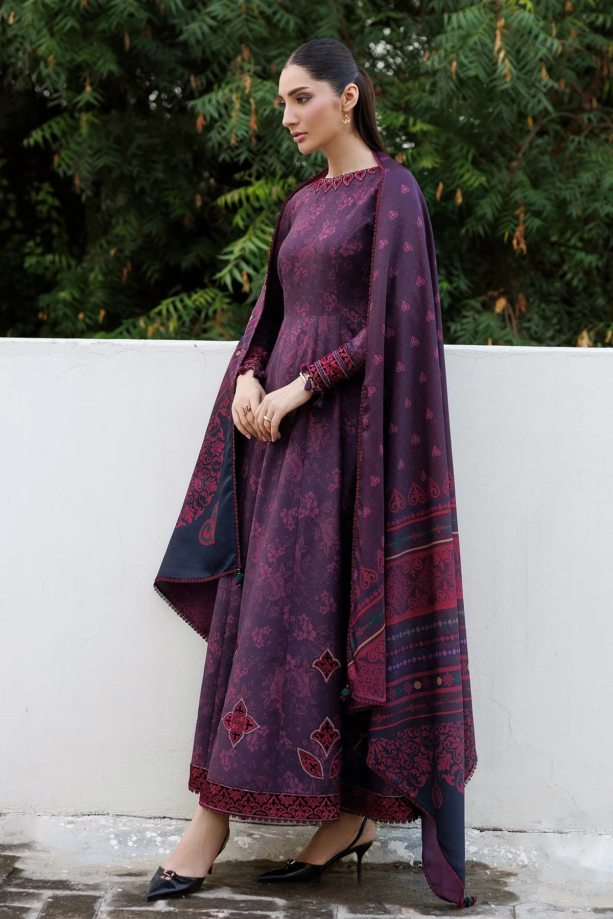 EMBROIDERED PREMIUM VISCOSE UW-0260 | Unstitched | Jazmin