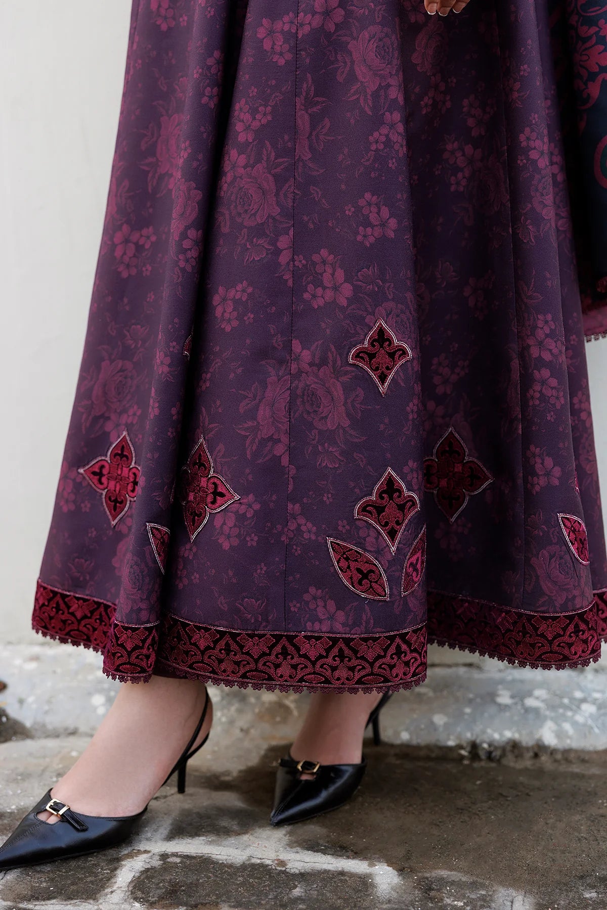 EMBROIDERED PREMIUM VISCOSE UW-0260 | Unstitched | Jazmin