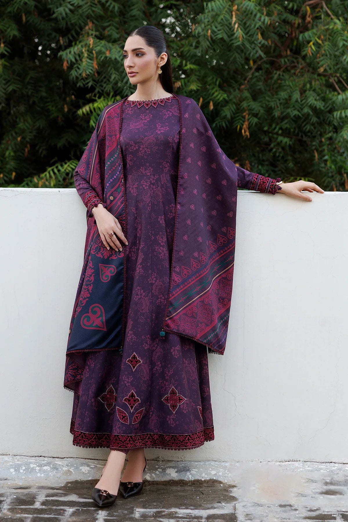 EMBROIDERED PREMIUM VISCOSE UW-0260 | Unstitched | Jazmin