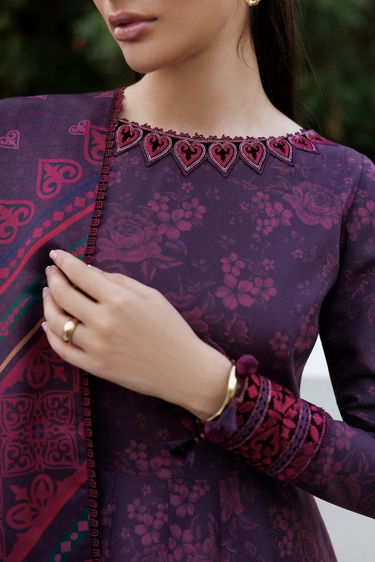 EMBROIDERED PREMIUM VISCOSE UW-0260 | Unstitched | Jazmin