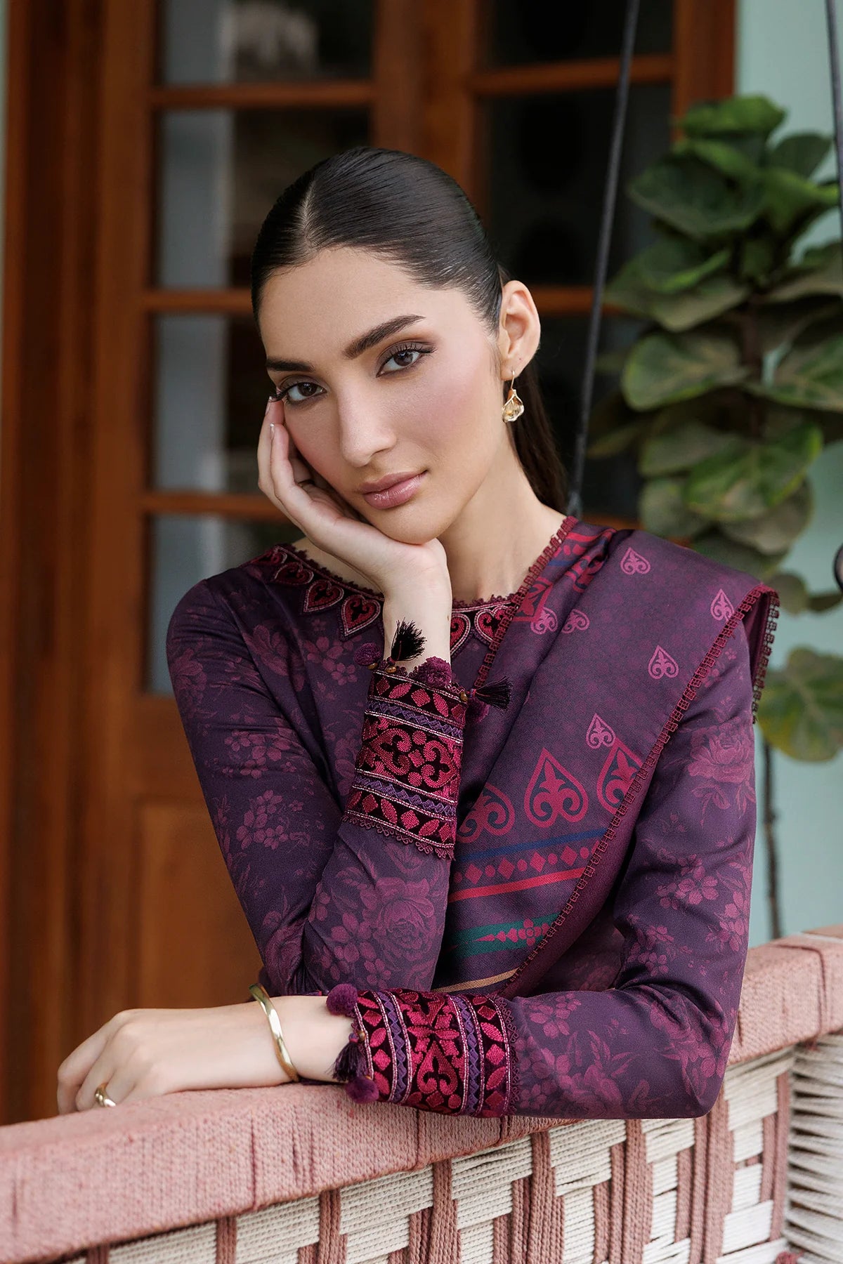 EMBROIDERED PREMIUM VISCOSE UW-0260 | Unstitched | Jazmin