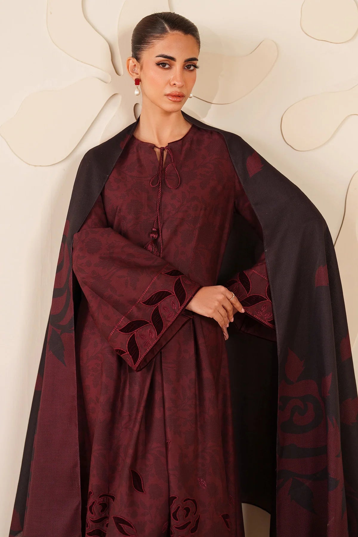EMBROIDERED PREMIUM VISCOSE UW-0285 | Unstitched | Jazmin
