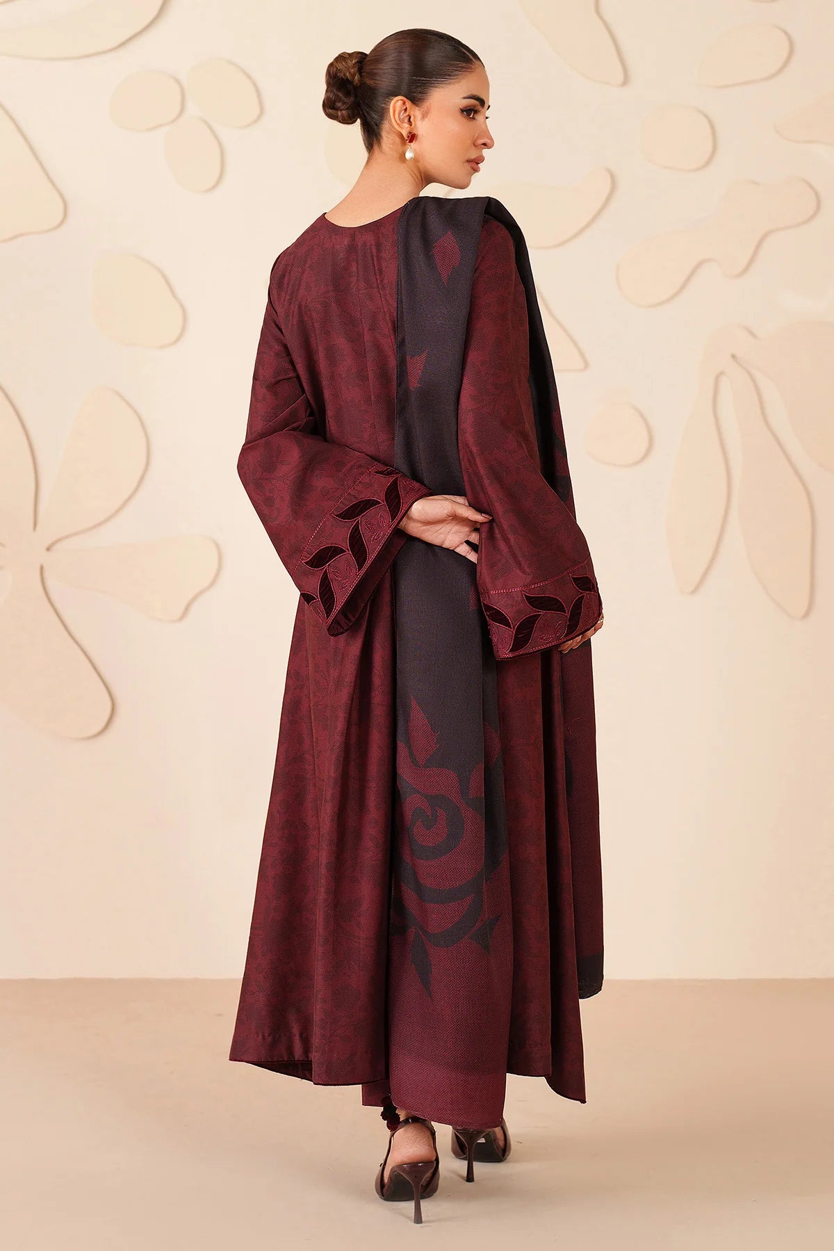 EMBROIDERED PREMIUM VISCOSE UW-0285 | Unstitched | Jazmin