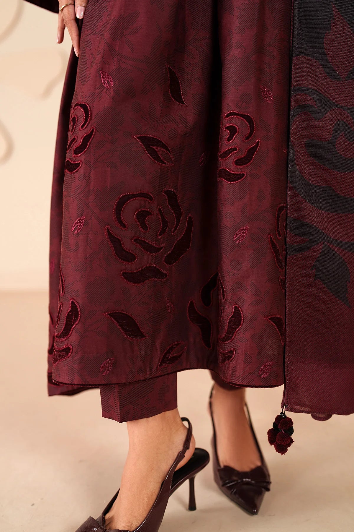 EMBROIDERED PREMIUM VISCOSE UW-0285 | Unstitched | Jazmin