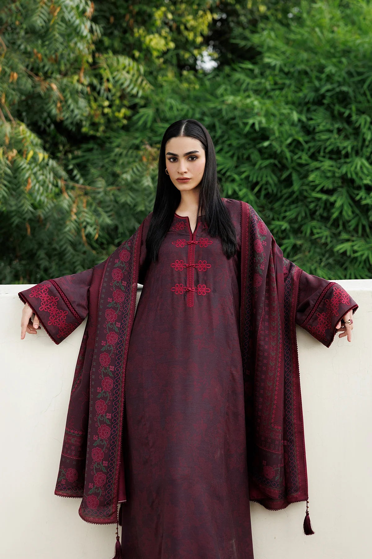 EMBROIDERED PREMIUM VISCOSE UW-0249 | Unstitched | Jazmin