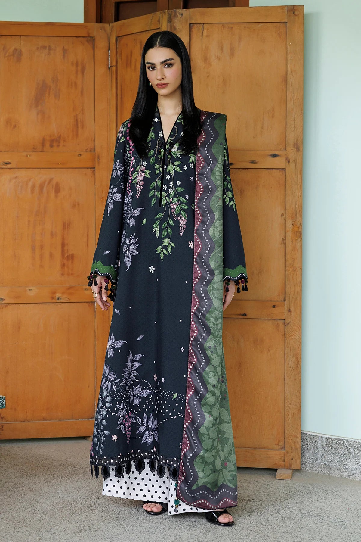 EMBROIDERED PREMIUM VISCOSE UW-0269 | Unstitched | Jazmin