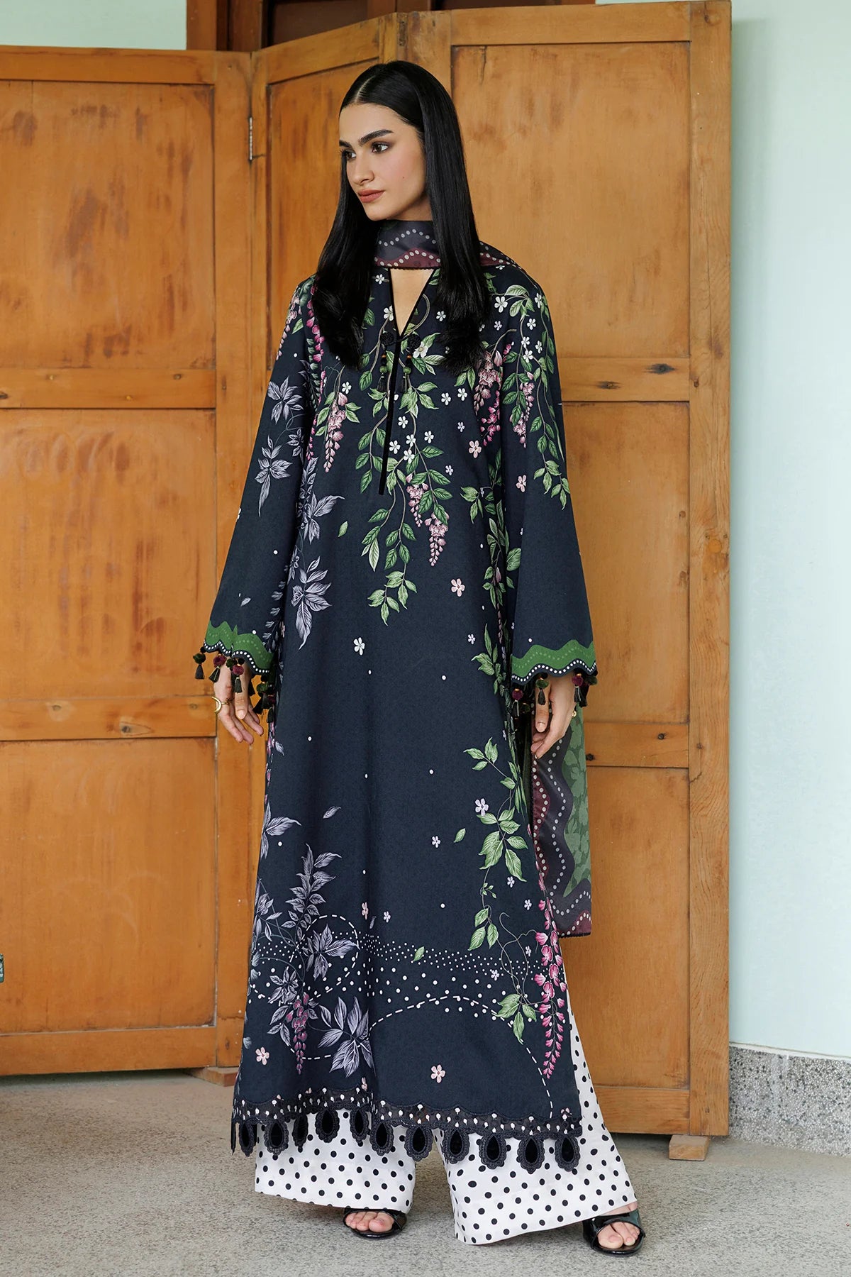 EMBROIDERED PREMIUM VISCOSE UW-0269 | Unstitched | Jazmin