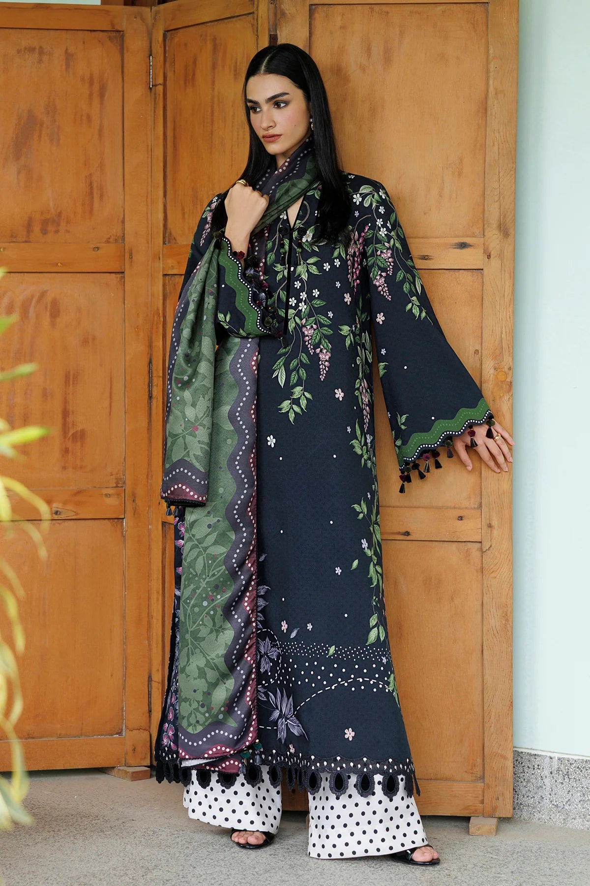 EMBROIDERED PREMIUM VISCOSE UW-0269 | Unstitched | Jazmin