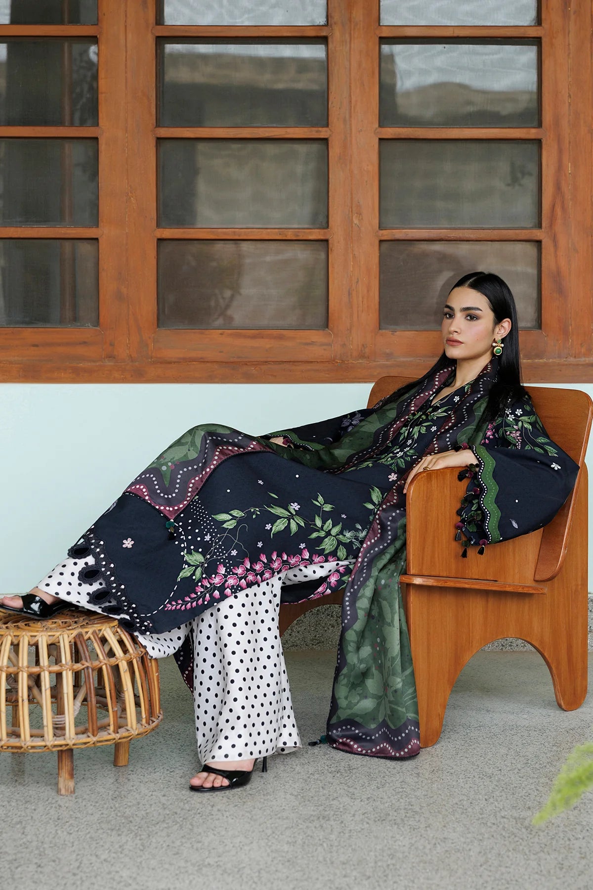 EMBROIDERED PREMIUM VISCOSE UW-0269 | Unstitched | Jazmin