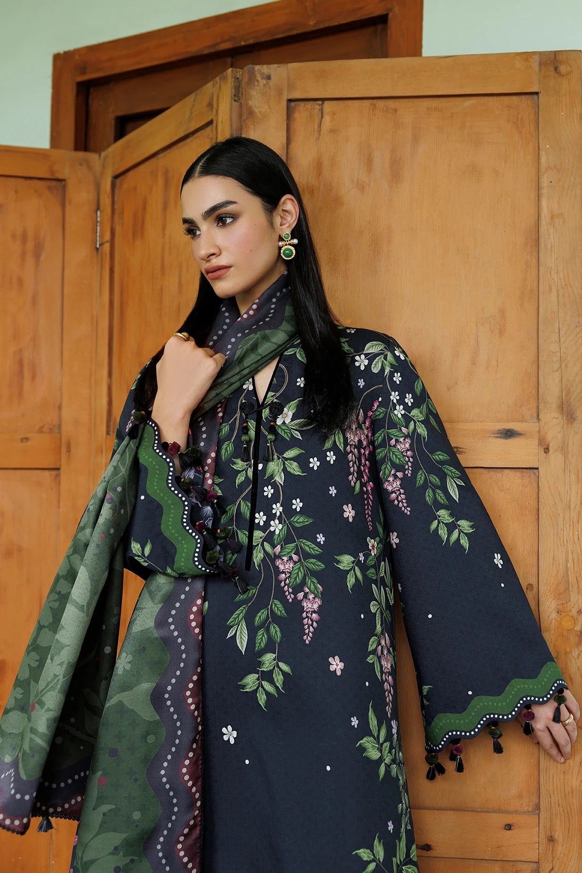 EMBROIDERED PREMIUM VISCOSE UW-0269 | Unstitched | Jazmin