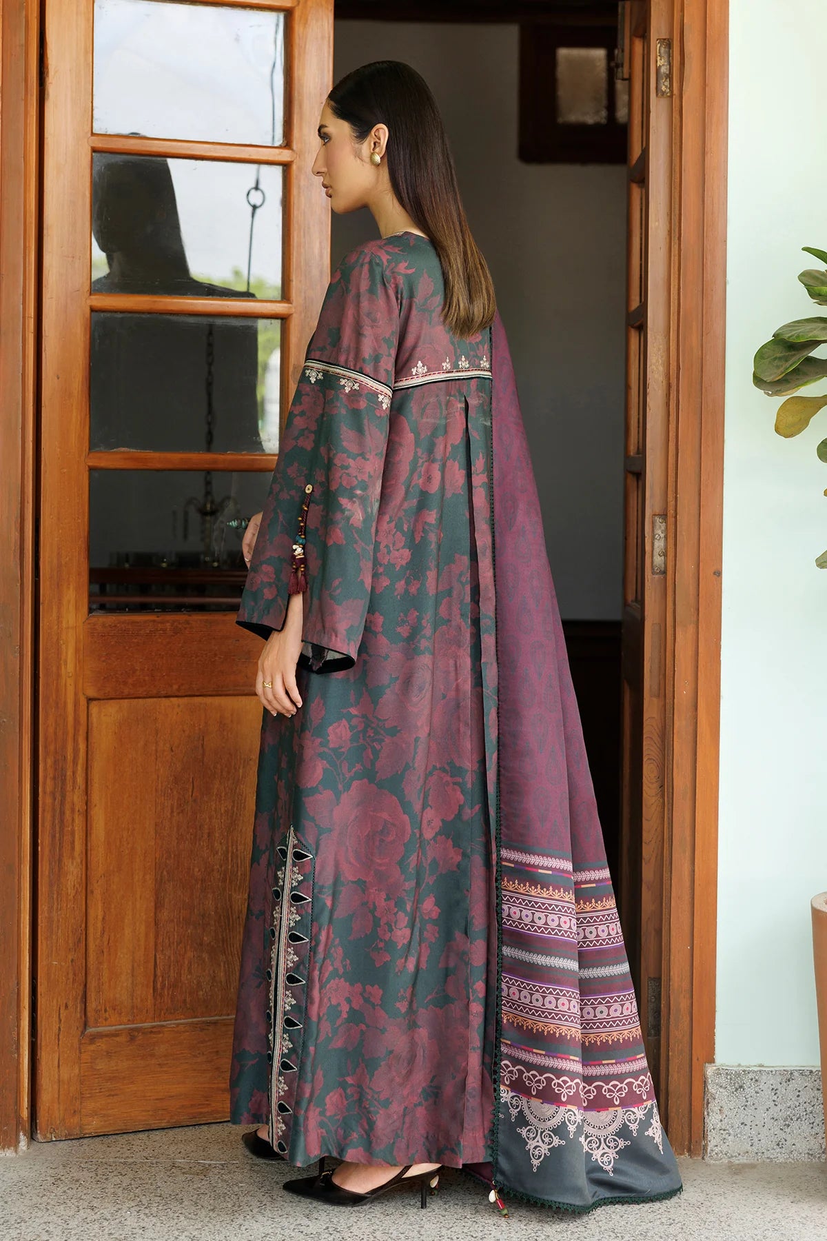 EMBROIDERED PREMIUM VISCOSE UW-0262 | Unstitched | Jazmin