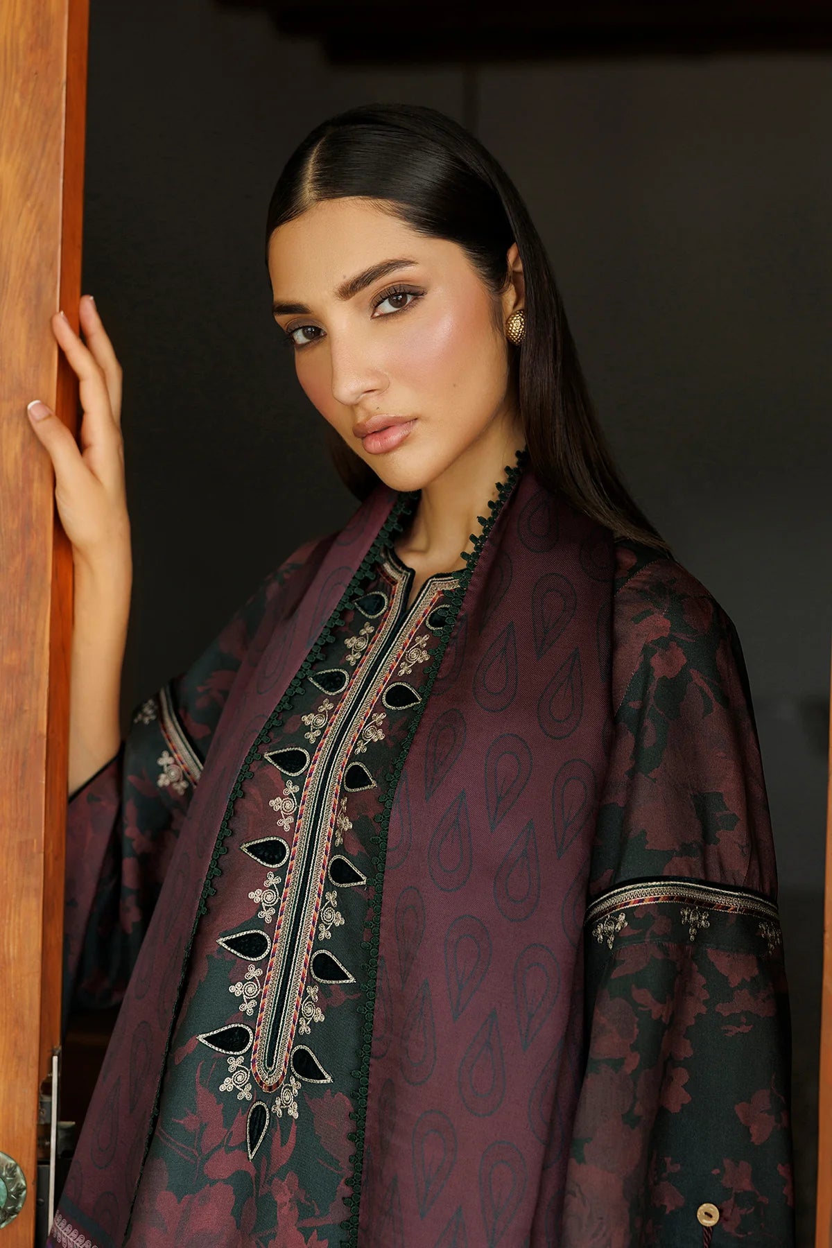 EMBROIDERED PREMIUM VISCOSE UW-0262 | Unstitched | Jazmin