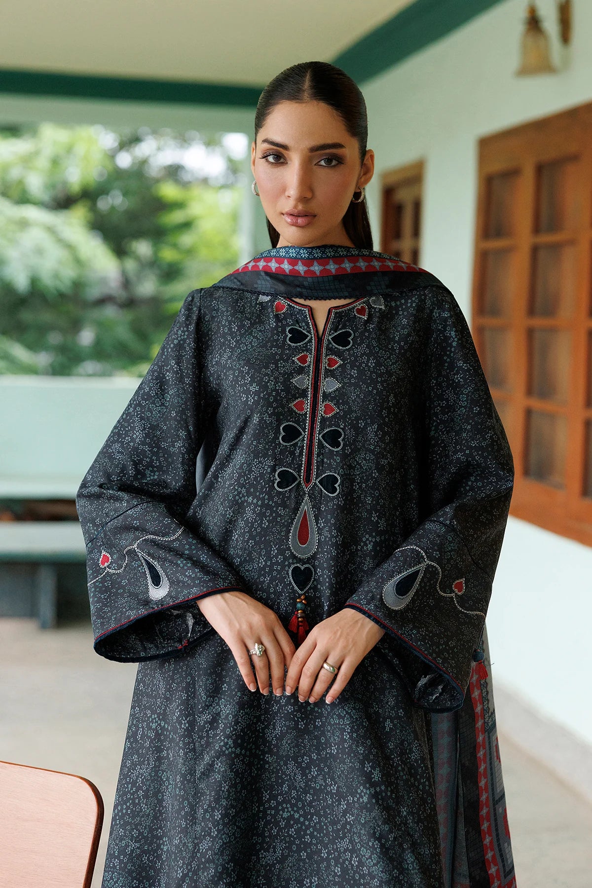 EMBROIDERED PREMIUM VISCOSE UW-0264 | Unstitched | Jazmin