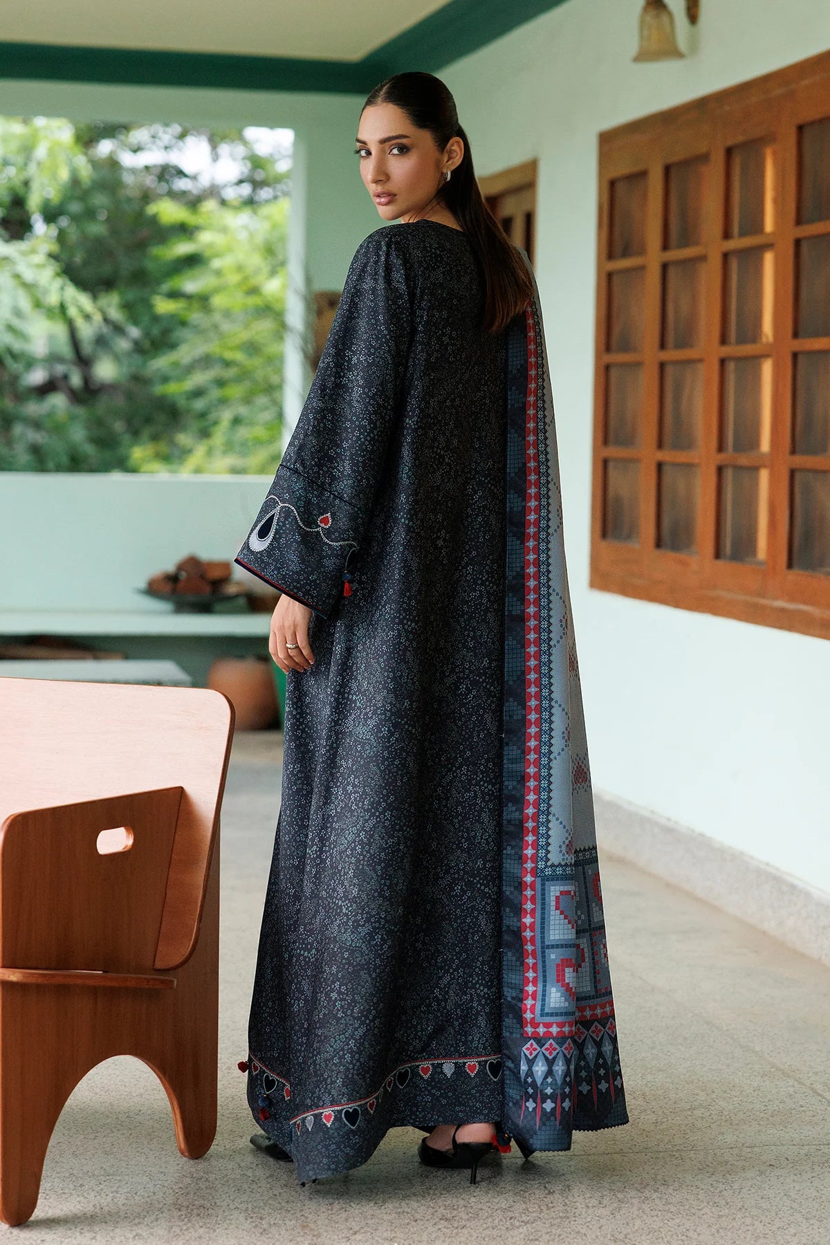 EMBROIDERED PREMIUM VISCOSE UW-0264 | Unstitched | Jazmin