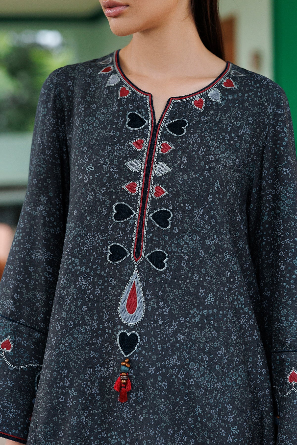 EMBROIDERED PREMIUM VISCOSE UW-0264 | Unstitched | Jazmin