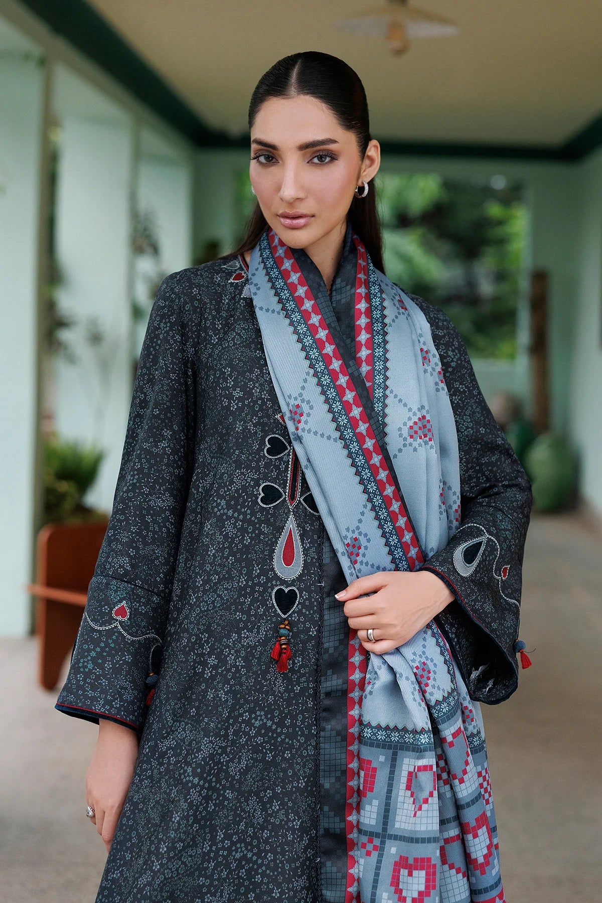 EMBROIDERED PREMIUM VISCOSE UW-0264 | Unstitched | Jazmin