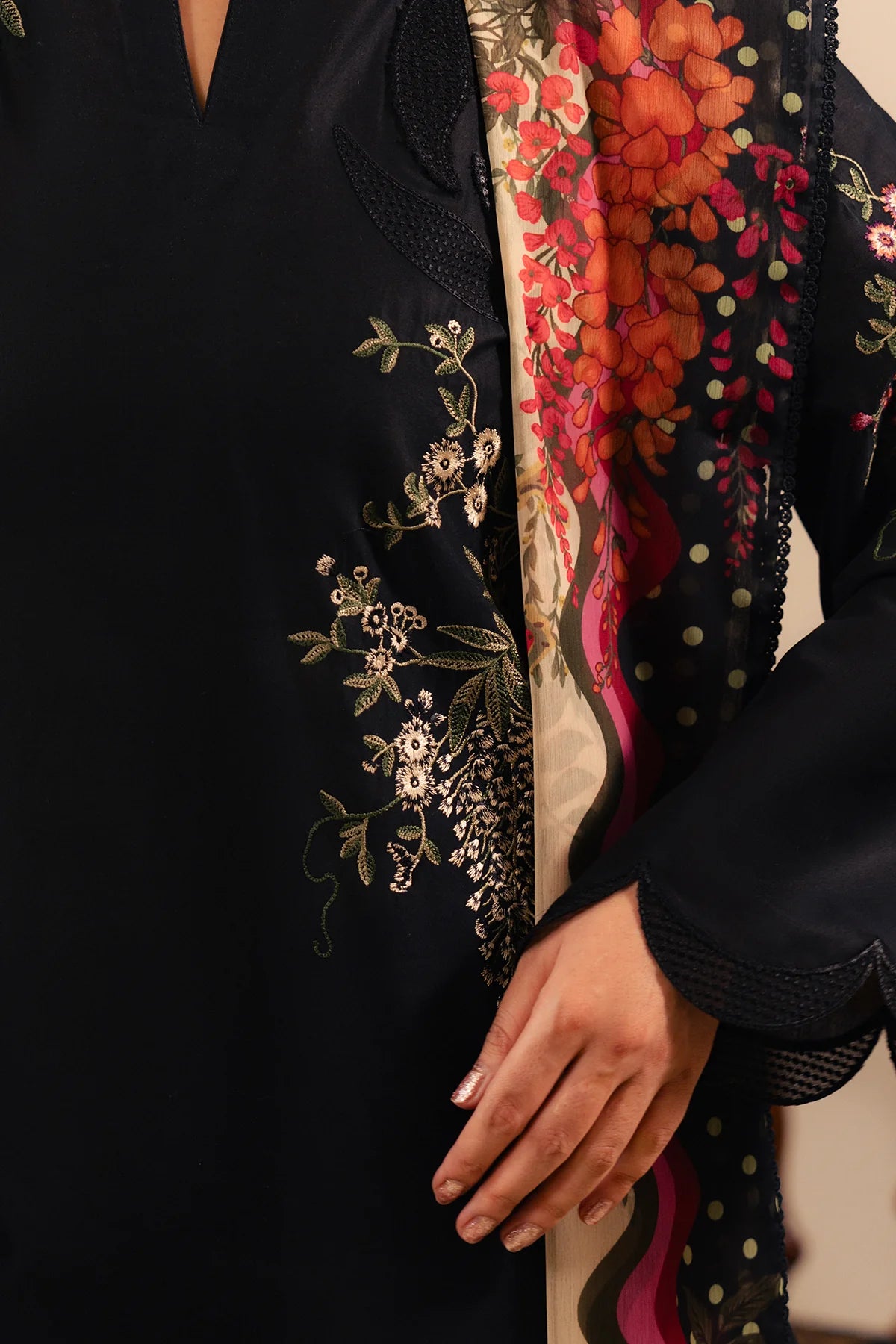 EMBROIDERED PREMIUM VISCOSE UW-0250 | Unstitched | Jazmin