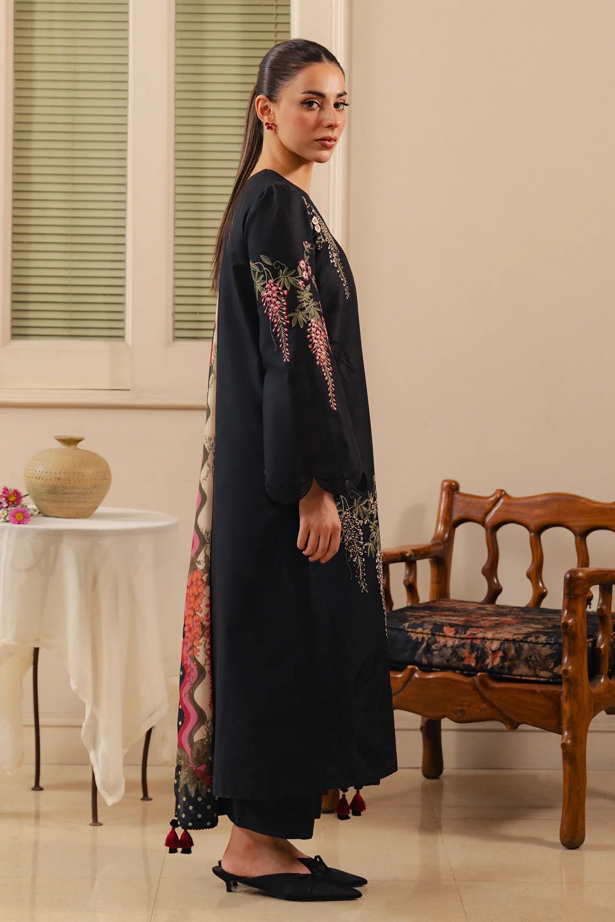 EMBROIDERED PREMIUM VISCOSE UW-0250 | Unstitched | Jazmin