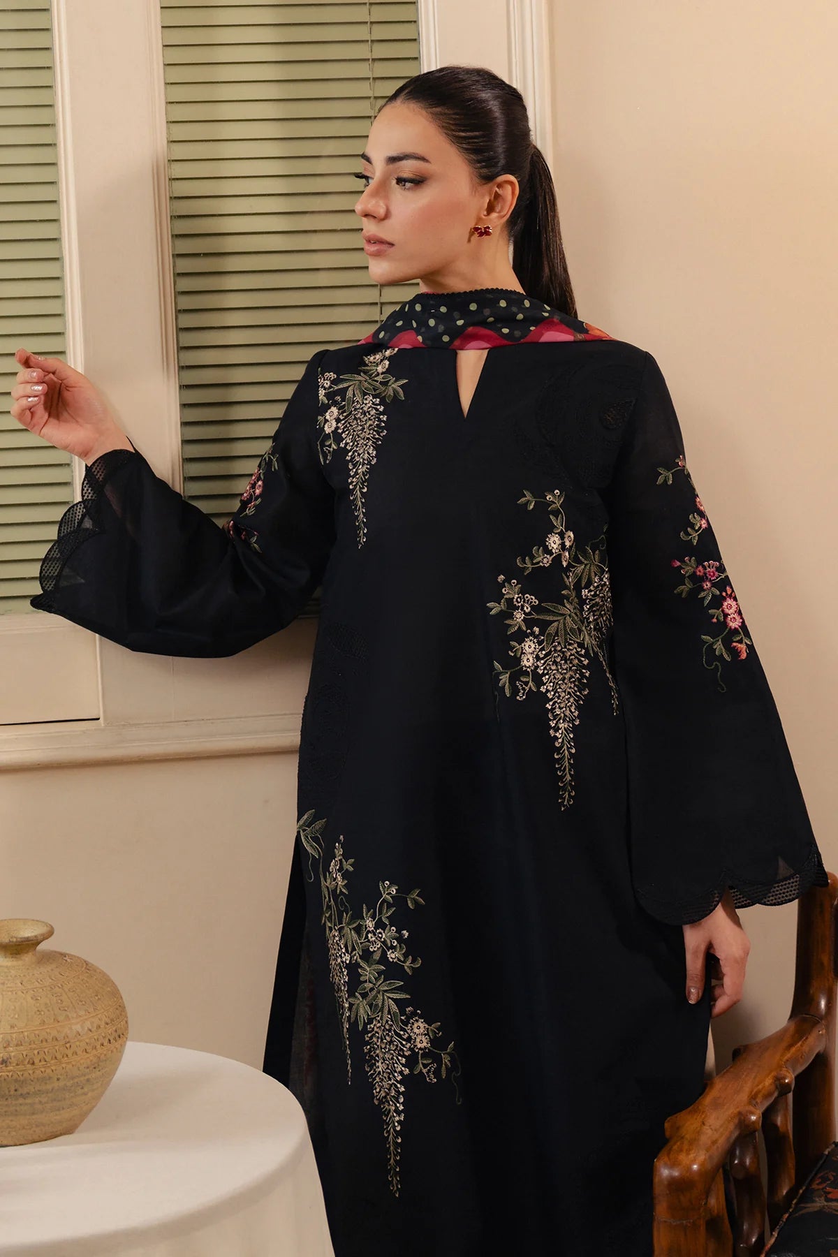 EMBROIDERED PREMIUM VISCOSE UW-0250 | Unstitched | Jazmin