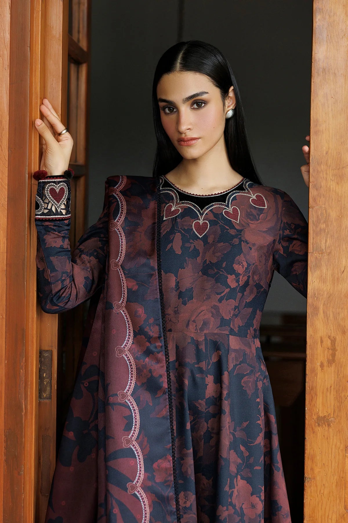 EMBROIDERED PREMIUM VISCOSE UW-0263 | Unstitched | Jazmin