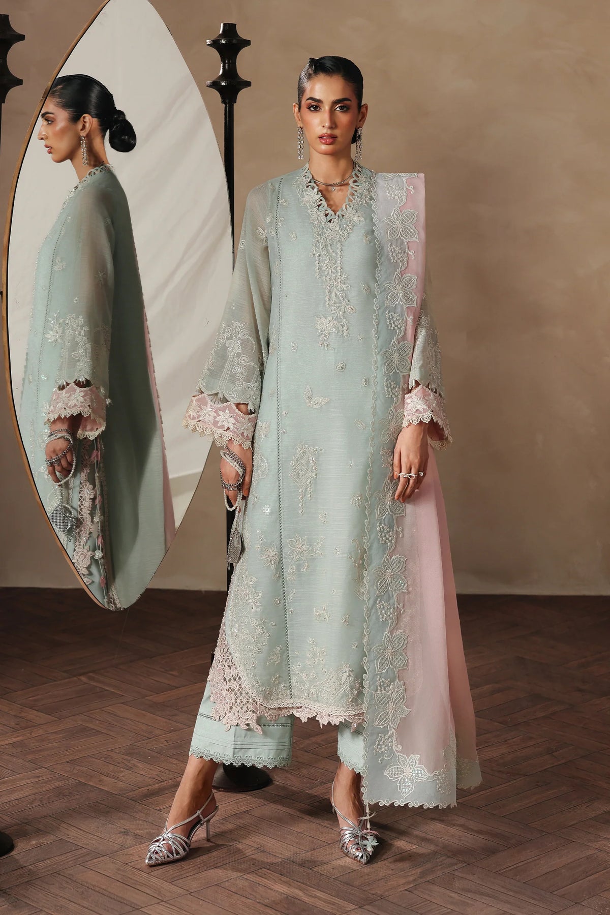 QLP-02 - NAZIA | Luxury Pret ‘26 | Qalamkar