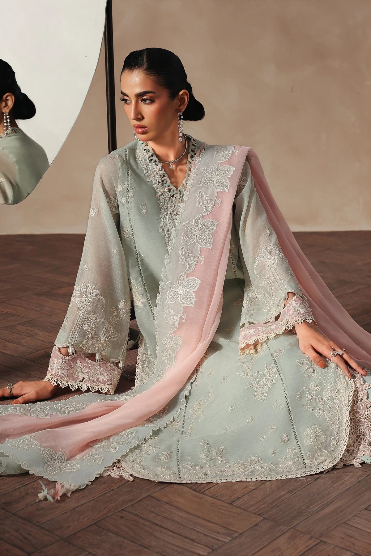 QLP-02 - NAZIA | Luxury Pret ‘26 | Qalamkar