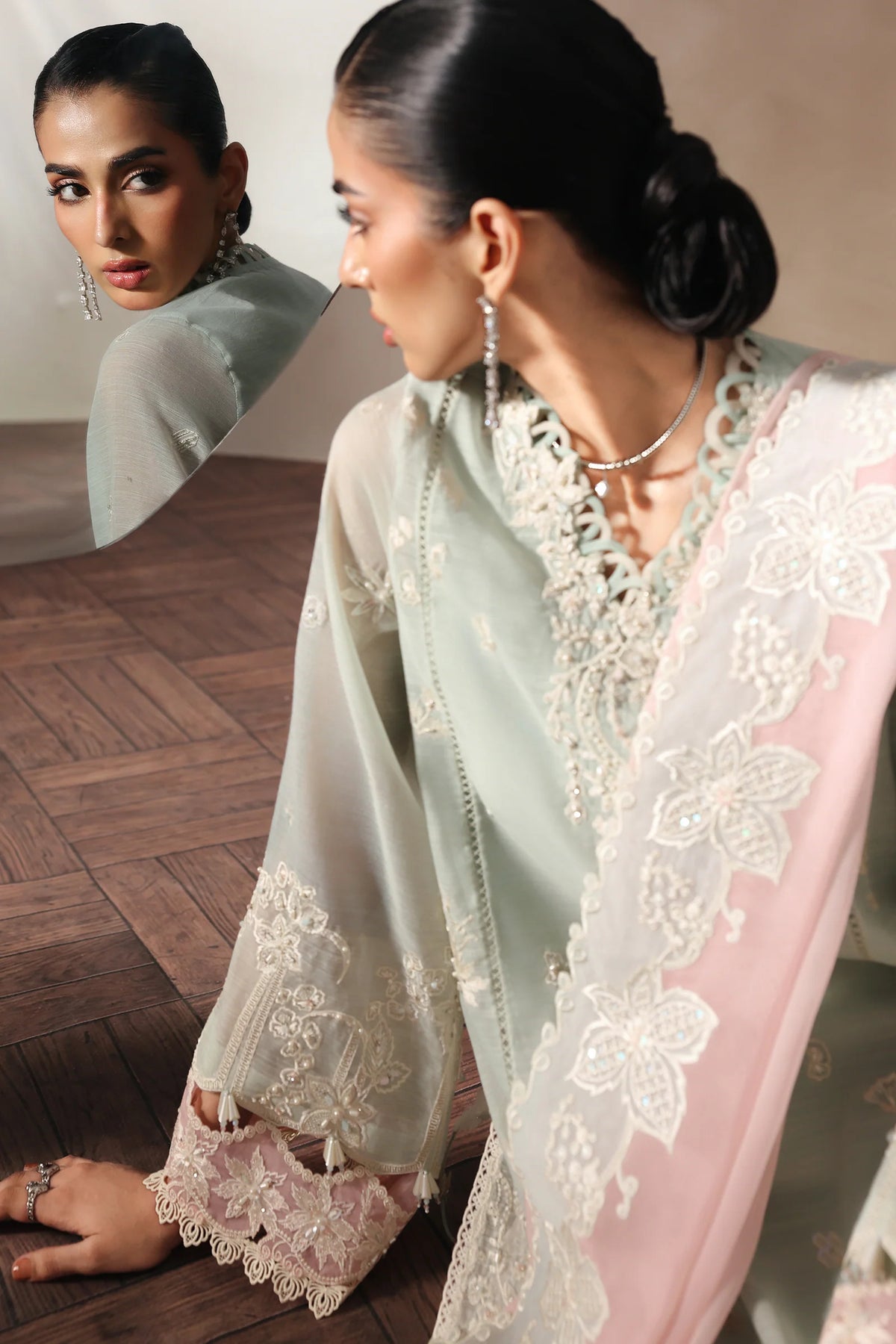 QLP-02 - NAZIA | Luxury Pret ‘26 | Qalamkar