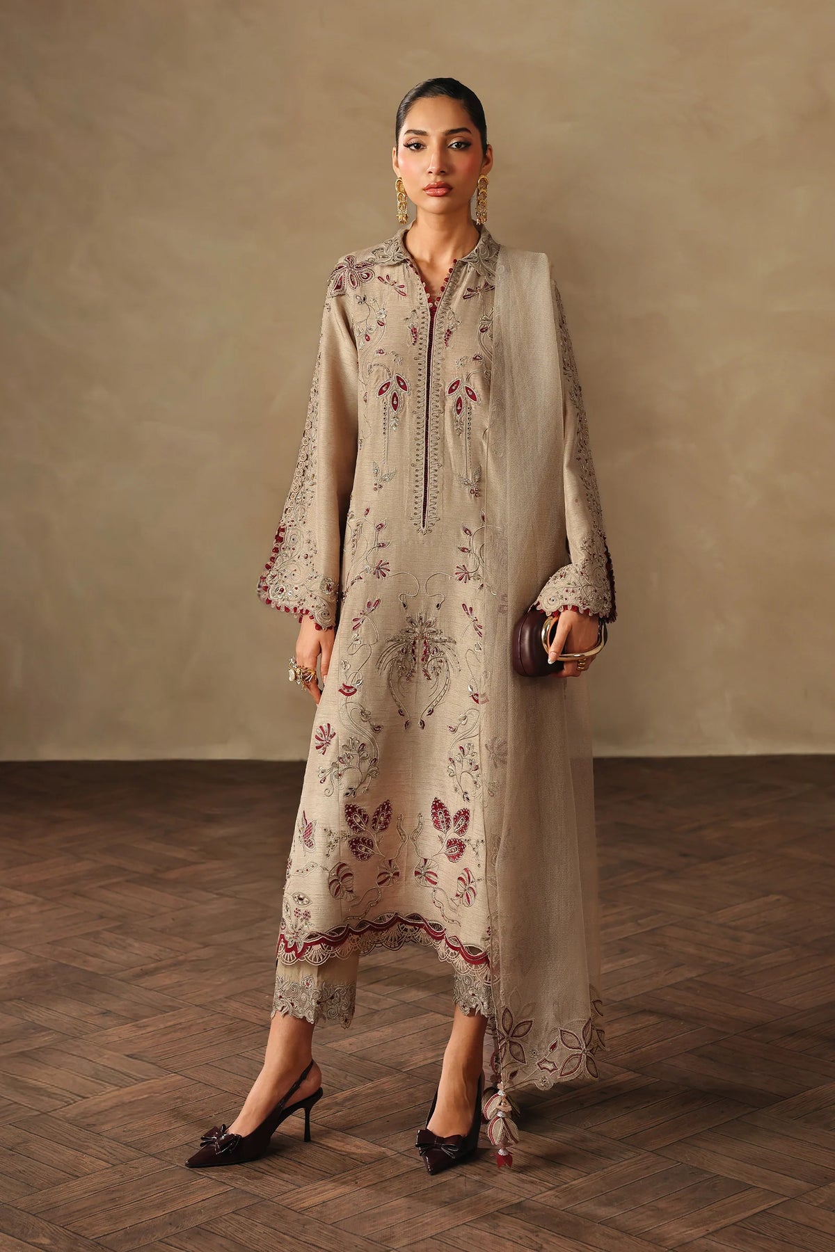QLP-01 - VEENA | Luxury Pret ‘26 | Qalamkar