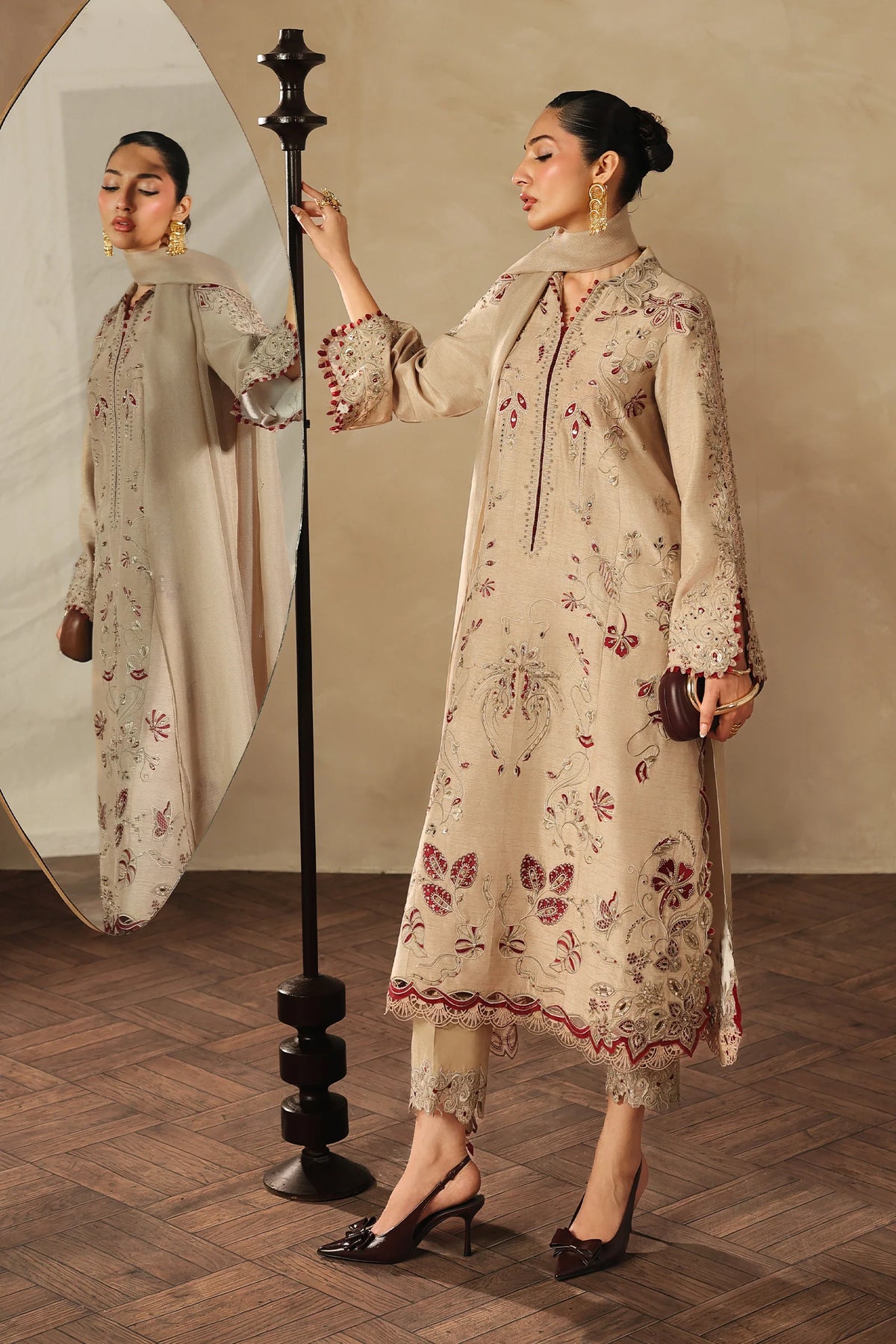 QLP-01 - VEENA | Luxury Pret ‘26 | Qalamkar