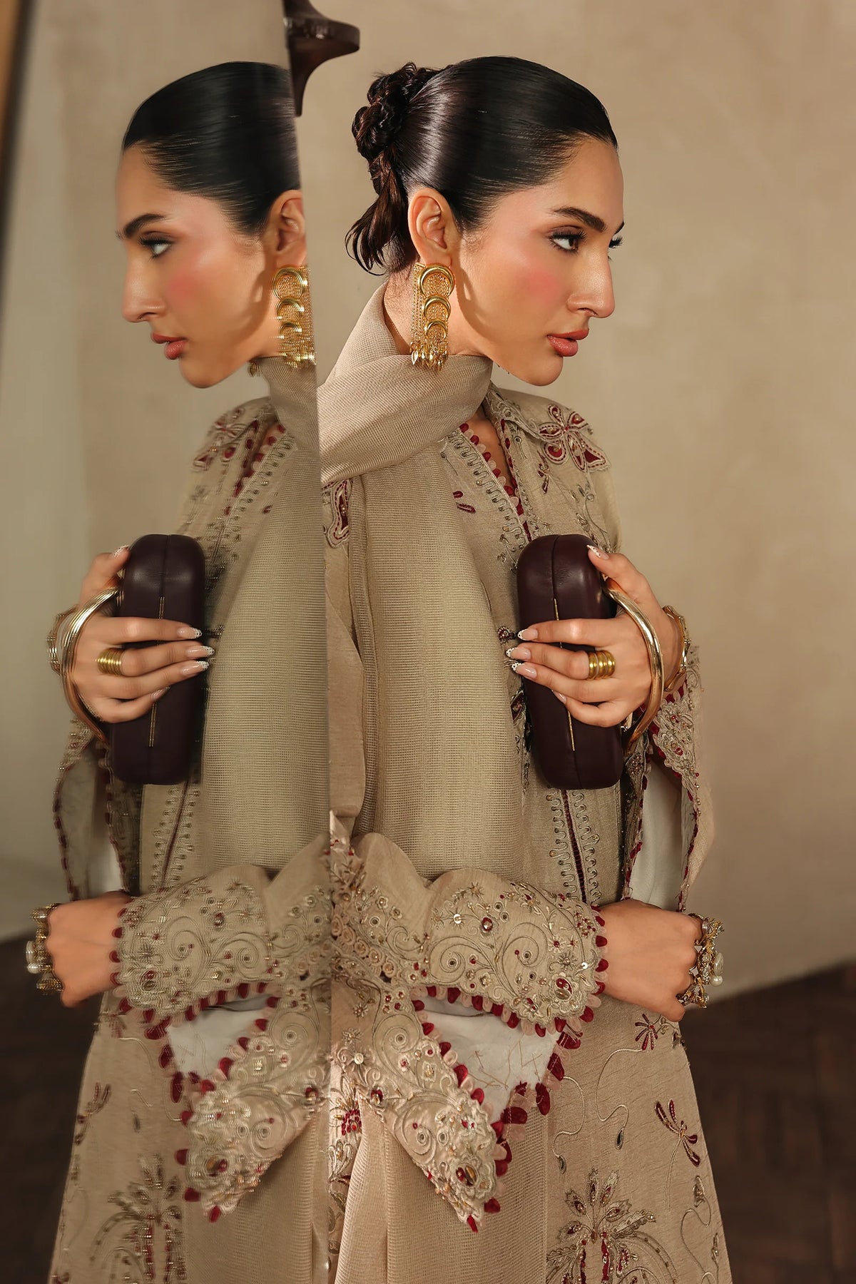 QLP-01 - VEENA | Luxury Pret ‘26 | Qalamkar