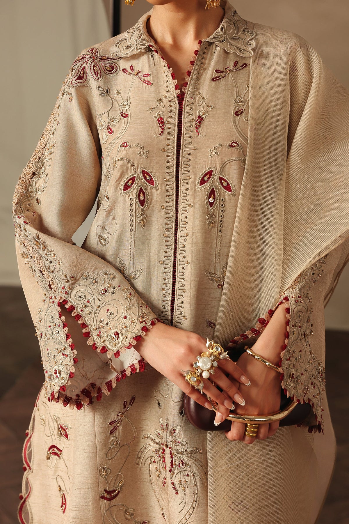 QLP-01 - VEENA | Luxury Pret ‘26 | Qalamkar