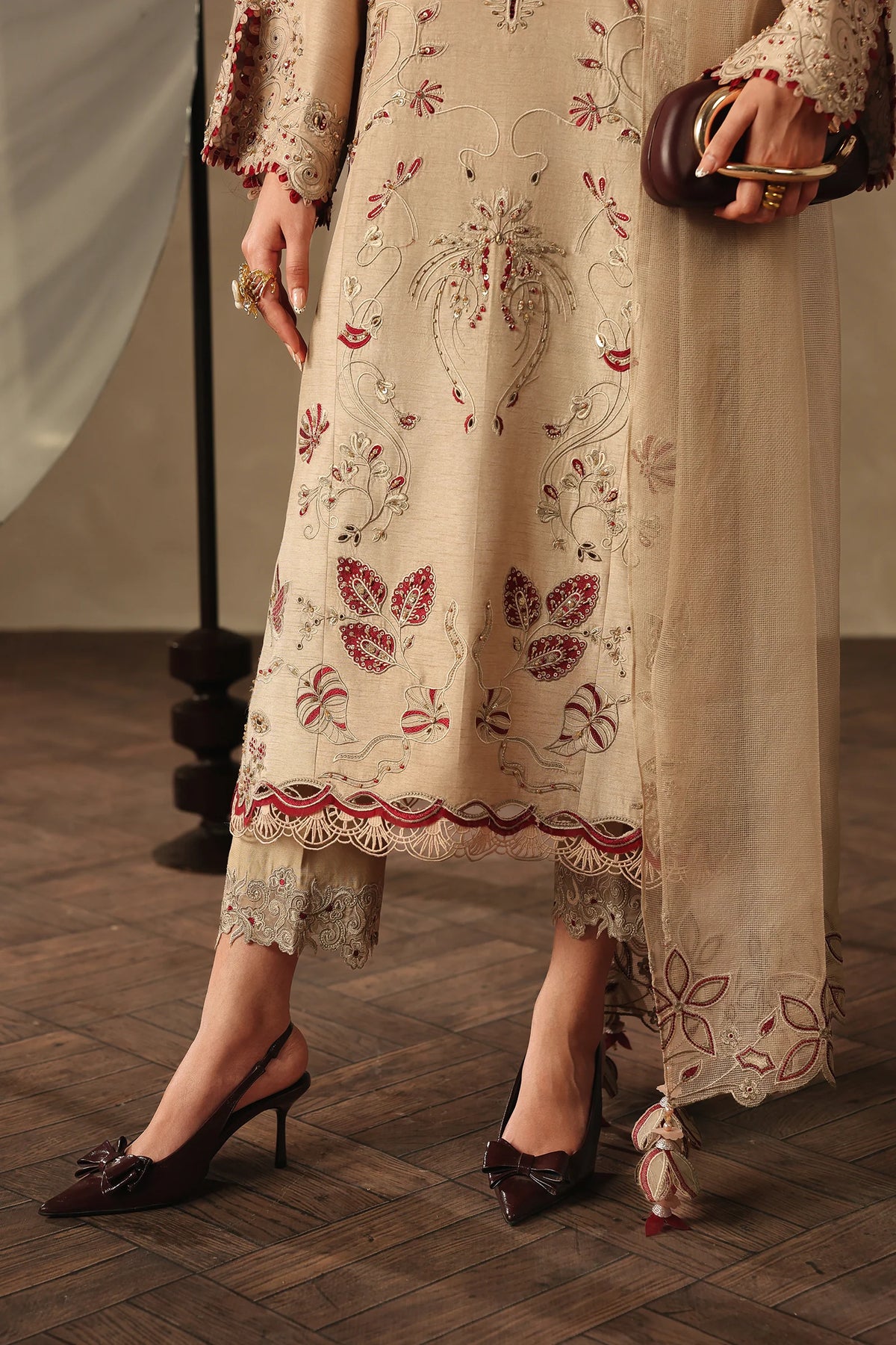 QLP-01 - VEENA | Luxury Pret ‘26 | Qalamkar
