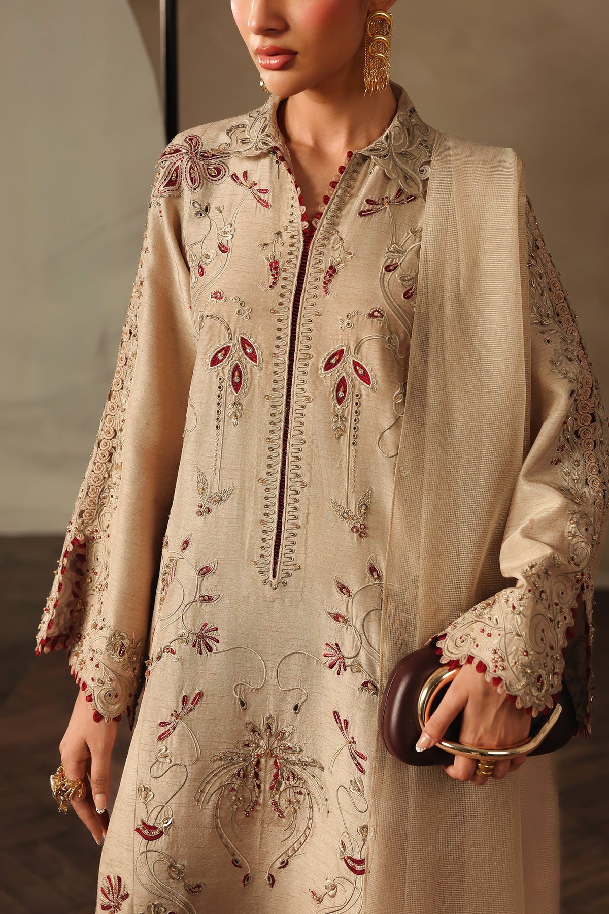 QLP-01 - VEENA | Luxury Pret ‘26 | Qalamkar