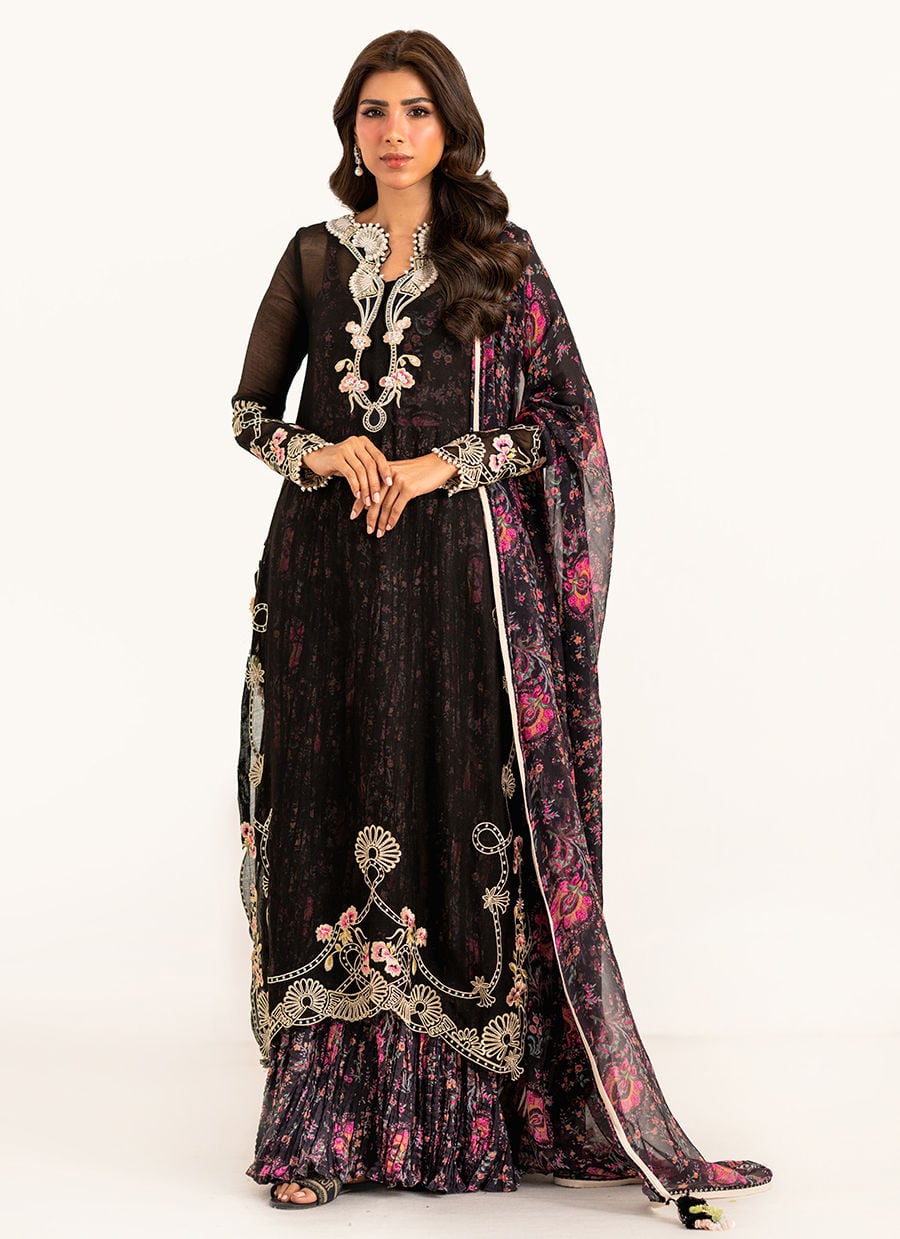 Noirea shirt, Inner and Dupatta Set | Lea Luxe | FARAH TALIB AZIZ