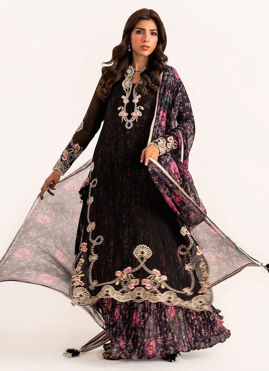 Noirea shirt, Inner and Dupatta Set | Lea Luxe | FARAH TALIB AZIZ