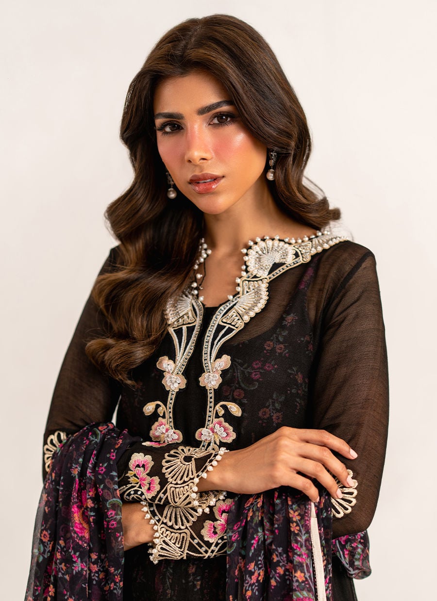 Noirea shirt, Inner and Dupatta Set | Lea Luxe | FARAH TALIB AZIZ