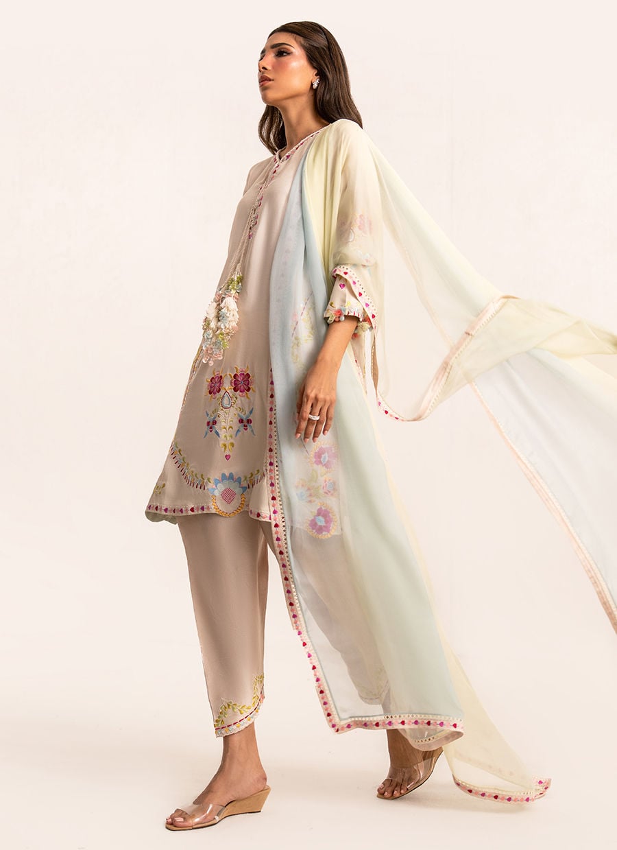 Evan Shirt and Dupatta with Bottoms | Lea Luxe | FARAH TALIB AZIZ