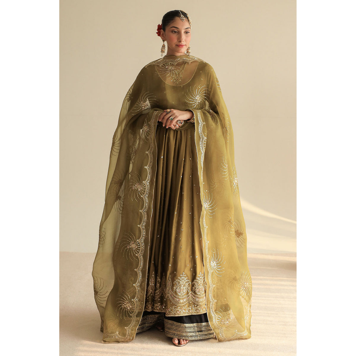 MEHENDI GREEN ANARKALI | CHAMKELI ’26 | DYOT