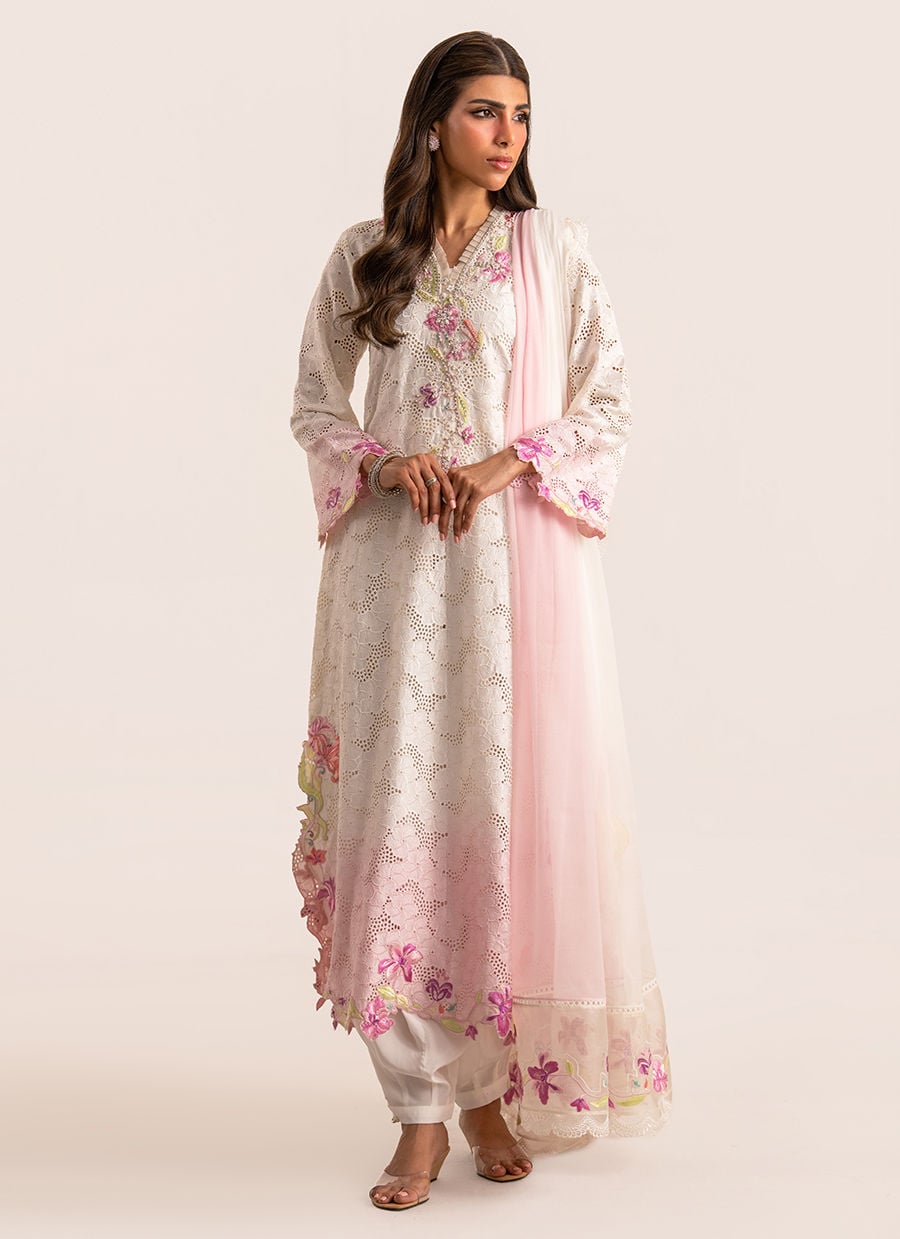 Roselle Shirt and Dupatta | Lea Luxe | FARAH TALIB AZIZ