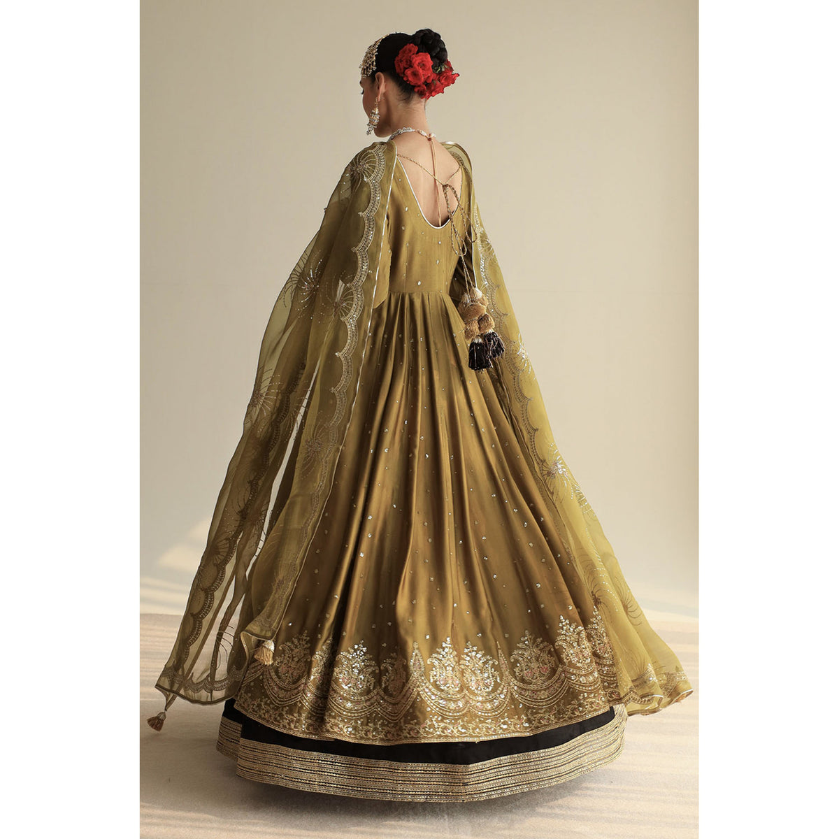 MEHENDI GREEN ANARKALI | CHAMKELI ’26 | DYOT