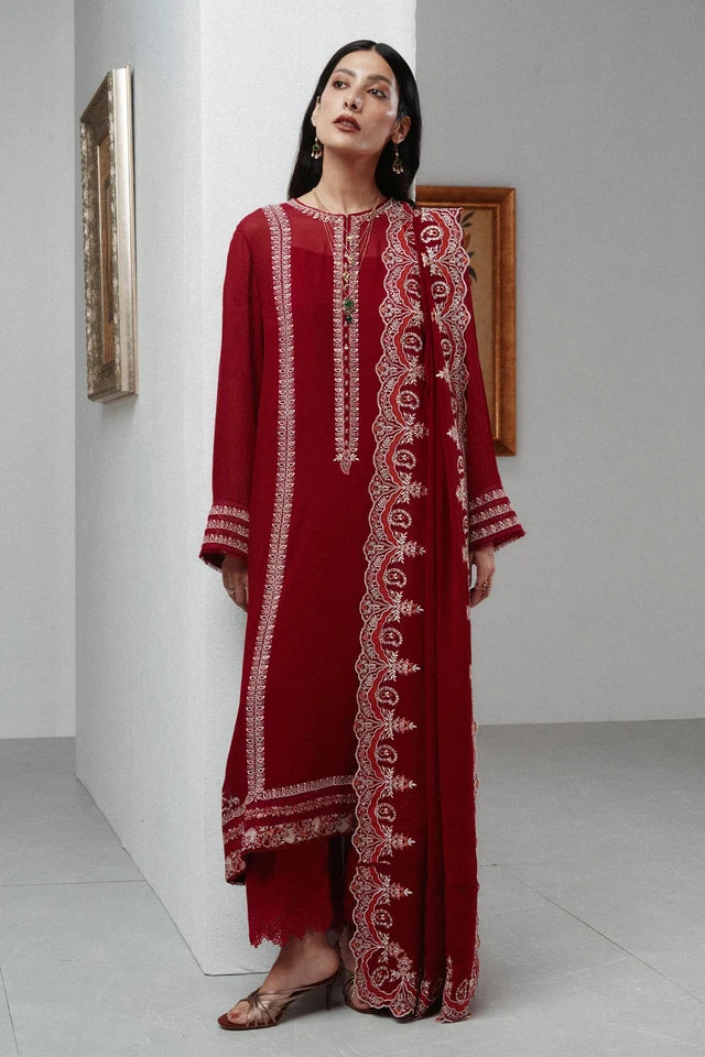 CARMINE | WINTER FESTIVE ‘26 | ZARA SHAHJAHAN