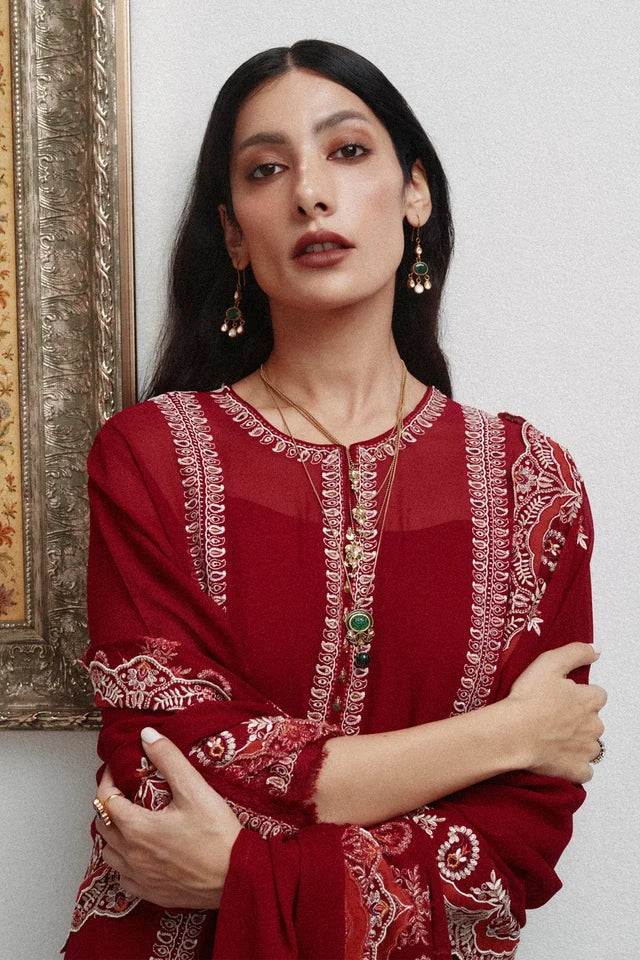 CARMINE | WINTER FESTIVE ‘26 | ZARA SHAHJAHAN