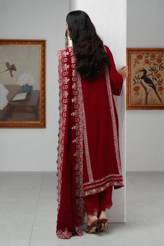 CARMINE | WINTER FESTIVE ‘26 | ZARA SHAHJAHAN