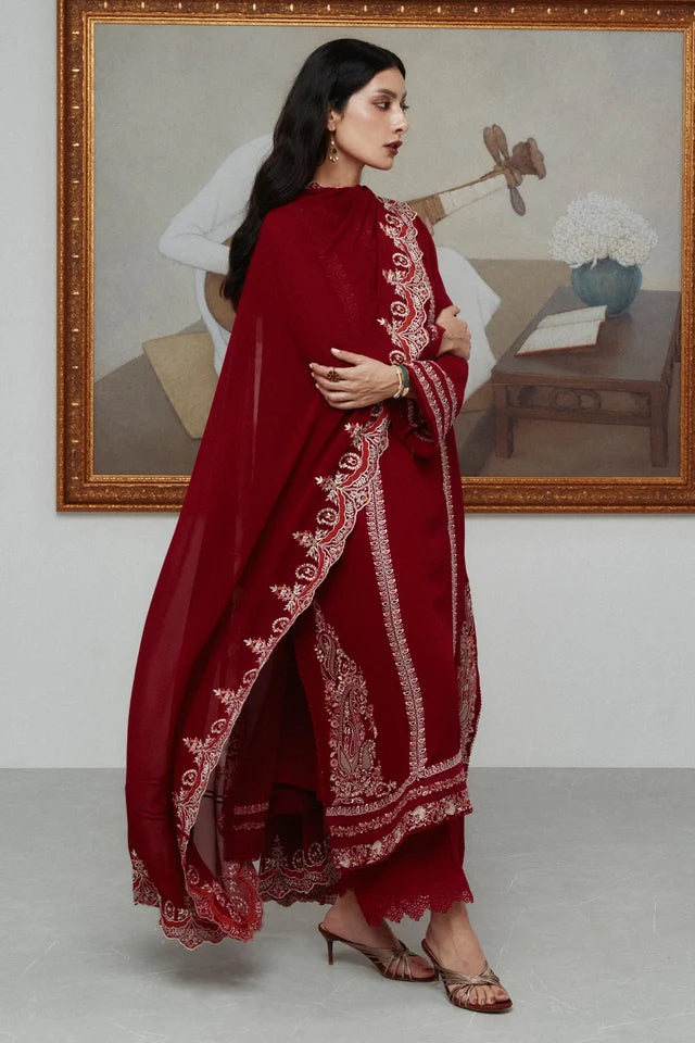 CARMINE | WINTER FESTIVE ‘26 | ZARA SHAHJAHAN