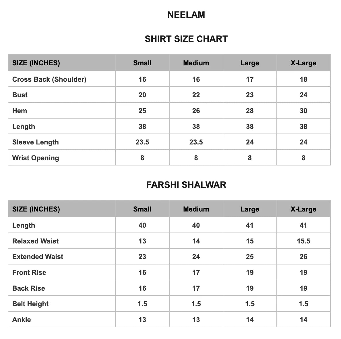 NEELAM | BASICS FALL ‘26 | ZARA SHAHJAHAN