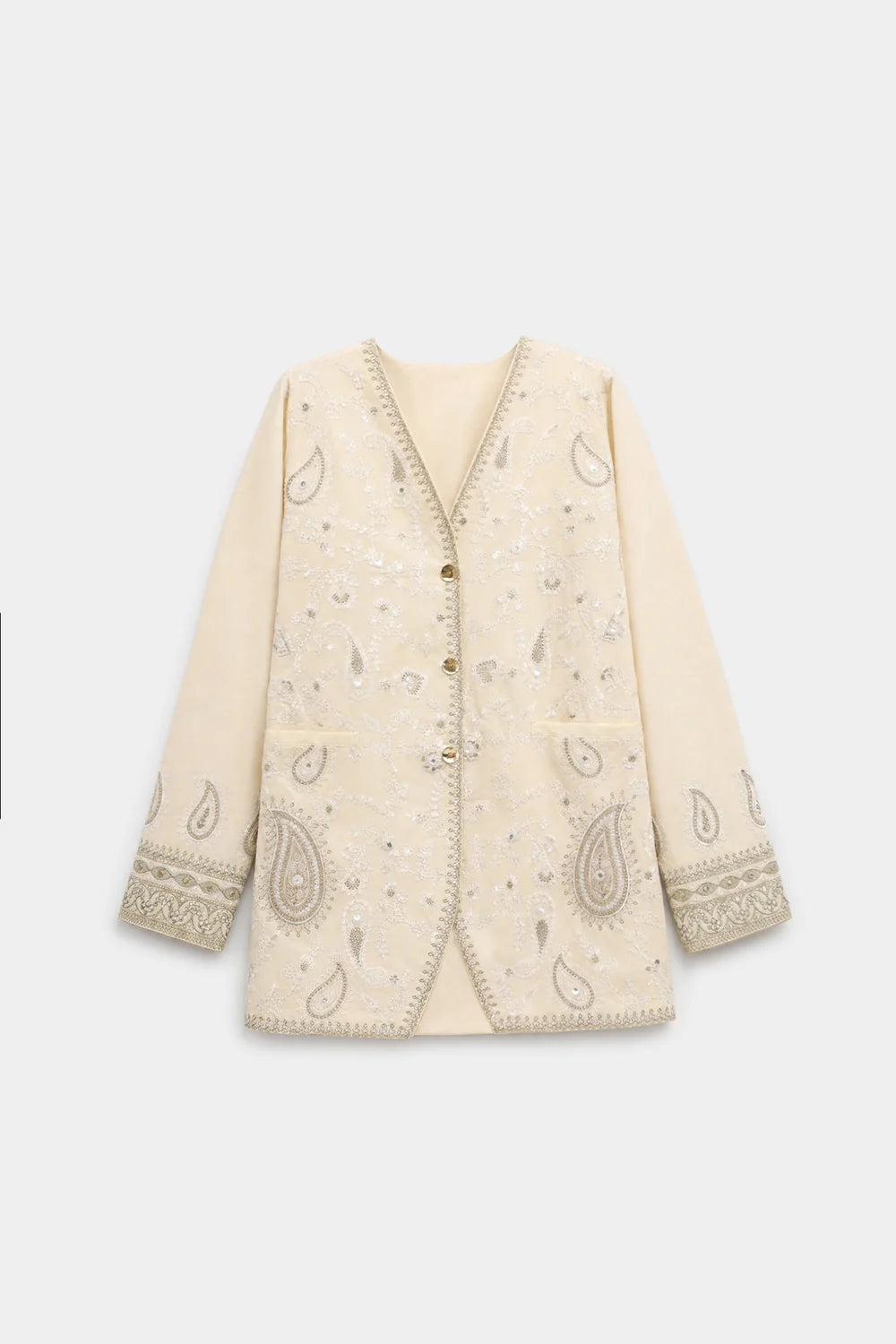 OFF WHITE | E4740/103/002 | Rozana Winter Drop 1 | Ethnc